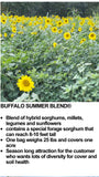 Buffalo Summer Mix® (Soil, Health Grasses & Broad) 1 Acre